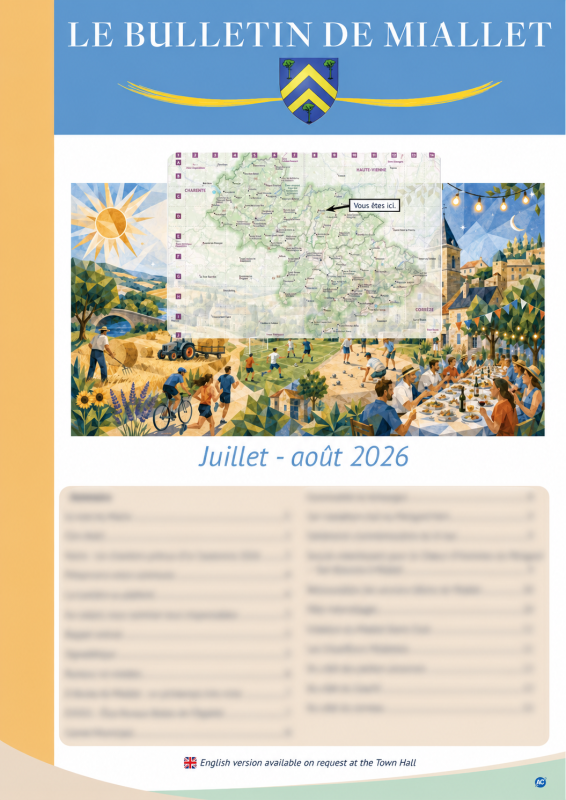 Bulletin municipal de Miallet